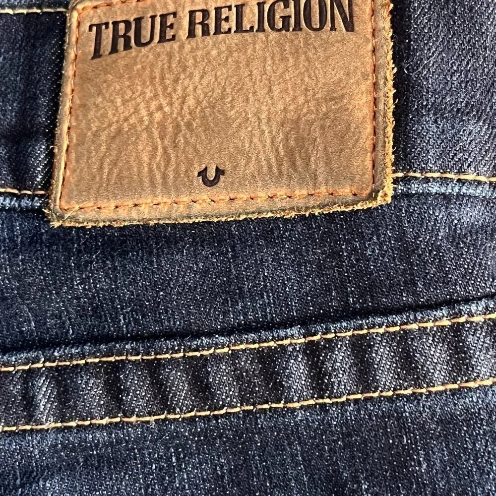 True Religion Ricky Relaxed Straight Relax Droit Jeans Men's Sz. 34- Made in USA
